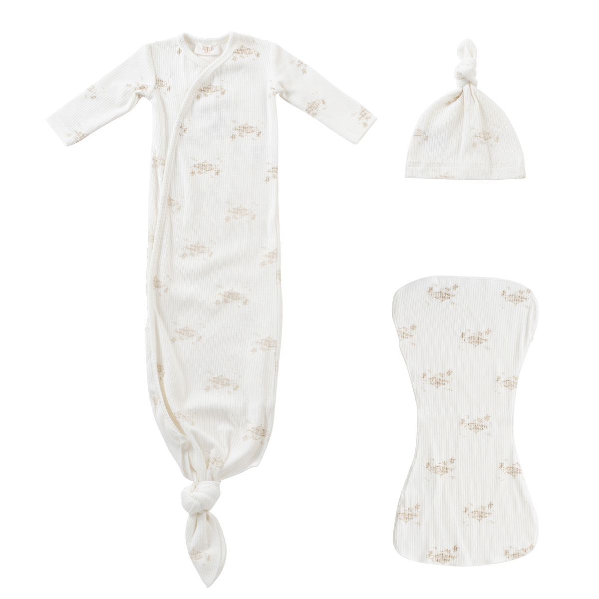 Kipp Baby Stone Knotted Gown Set