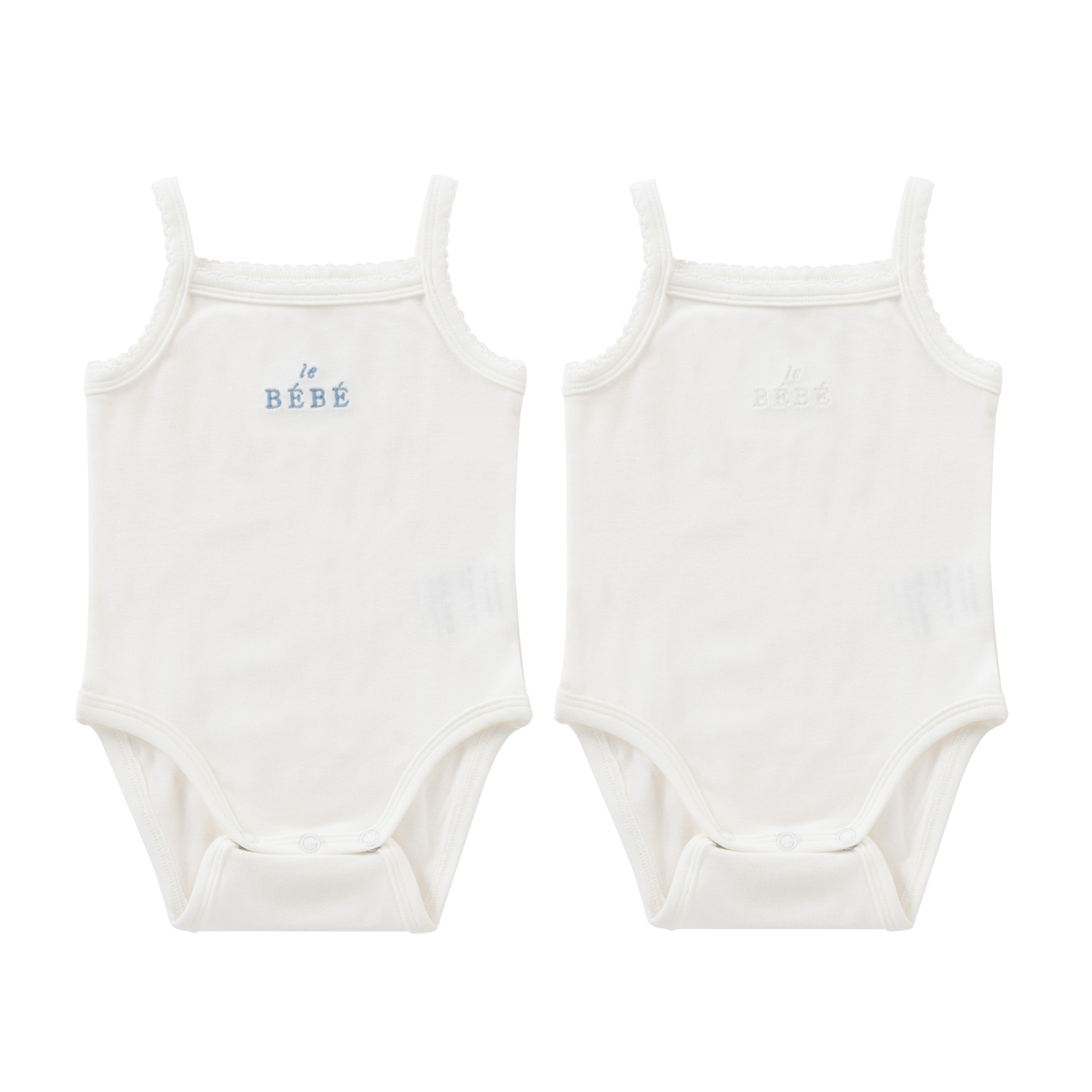 Kipp Baby Blue Bebe Onesies Set of 2