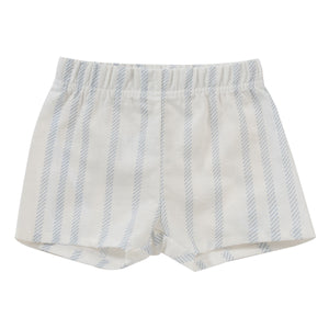 Kipp Baby Blue Stripe Teddy Linen Set