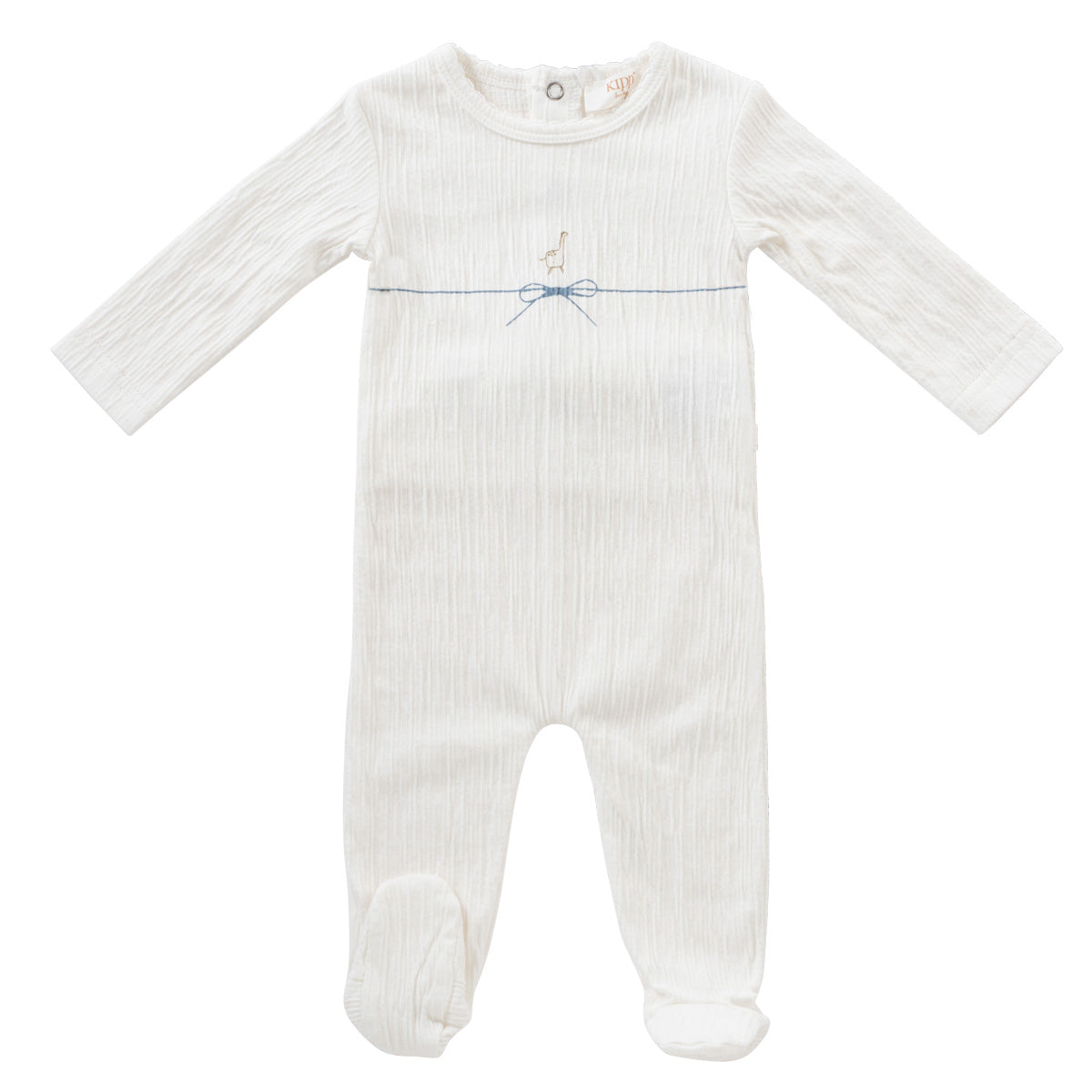 Kipp Baby Blue String Bow Footie