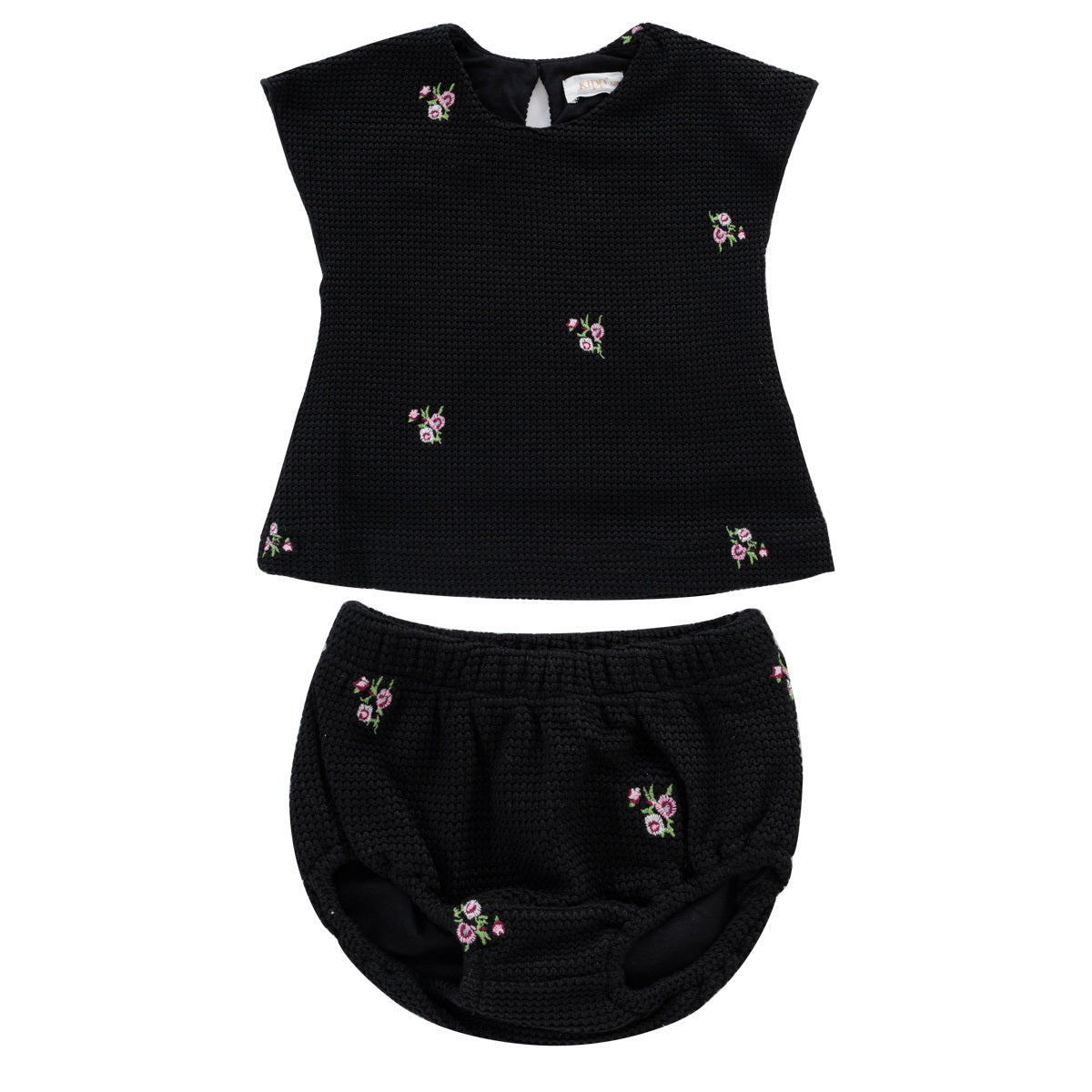 Kipp Audry Black Crochet Set