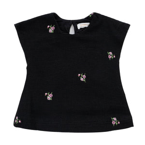 Kipp Audry Black Crochet Set