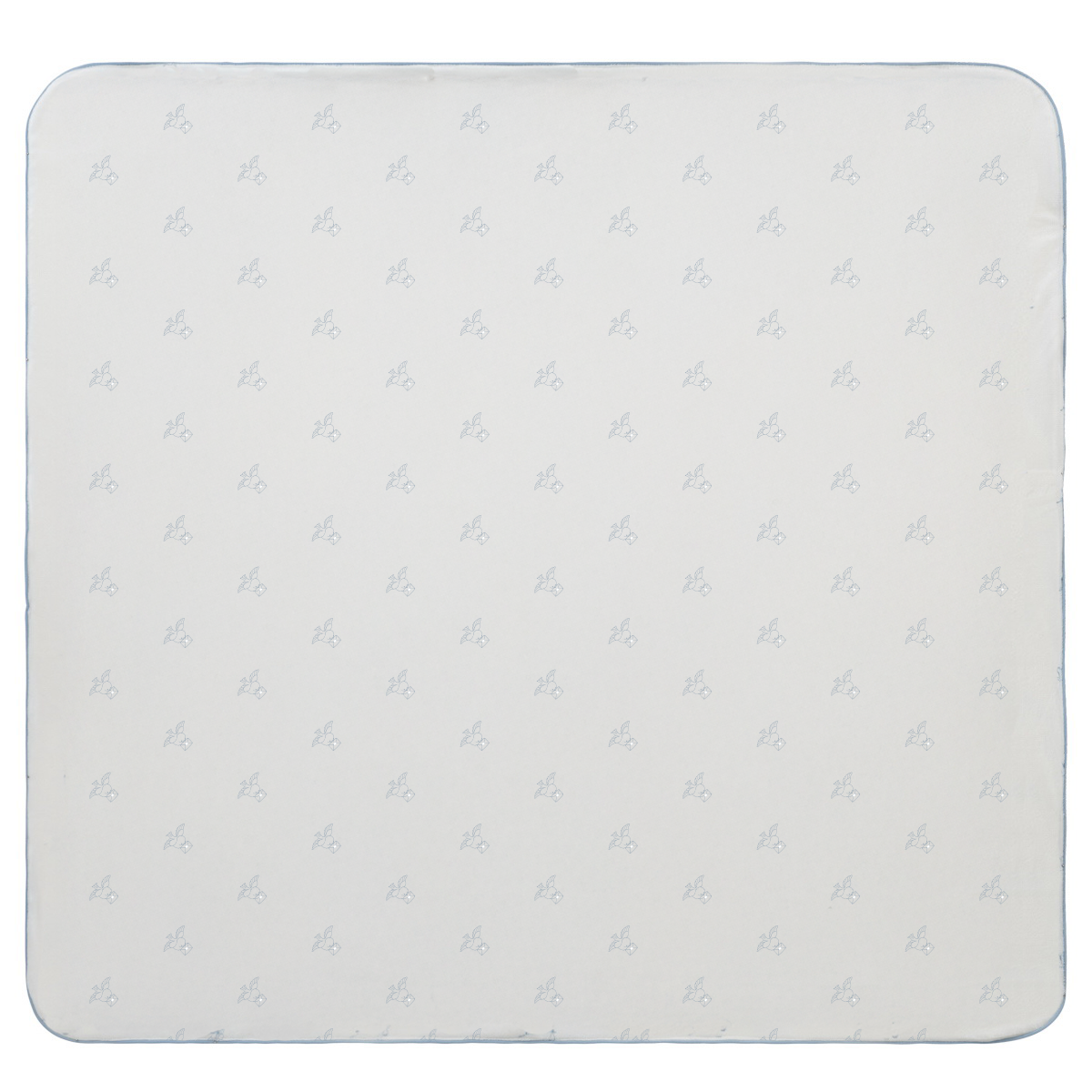 Kipp Baby Blue Flying Feathers Pattern Blanket