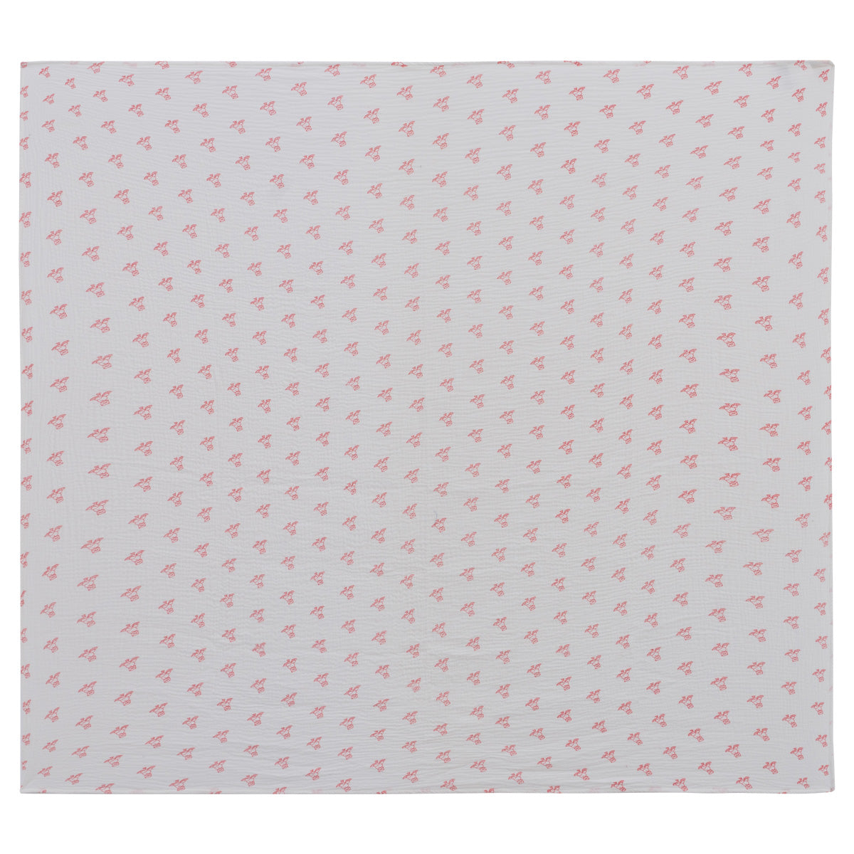 Kipp Baby Red Flying Feathers Pattern Swaddle