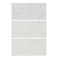 Kipp Baby Blue Cloud Nine Burp Cloth Set of 3