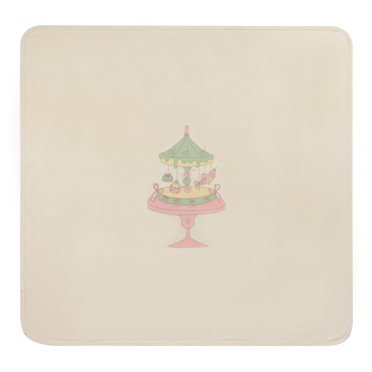 Kipp Baby White/Pink Party Cake Blanket