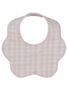 Kipp Baby Pink Ciel Enfant Gingham Bib