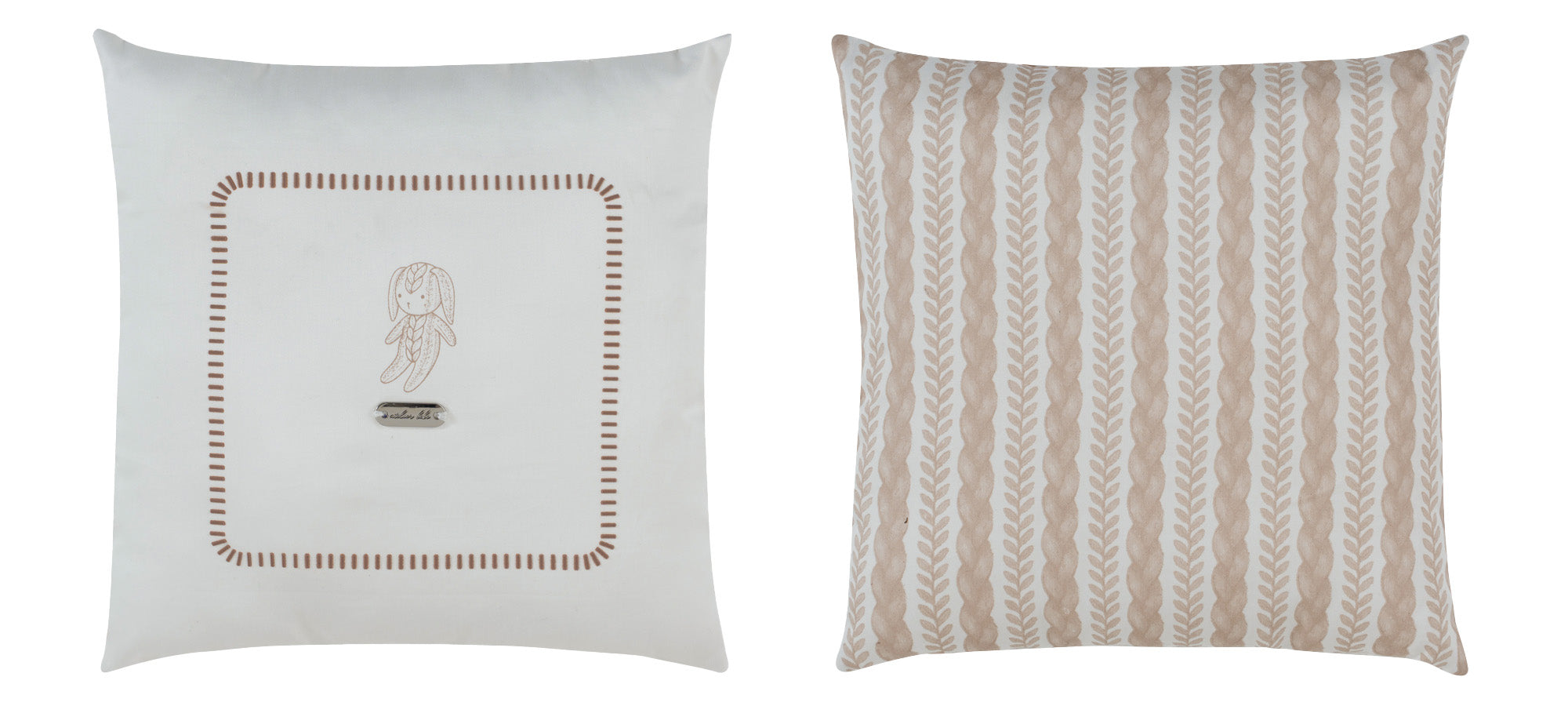 Kipp Baby Atelier Cable Throw Pillow