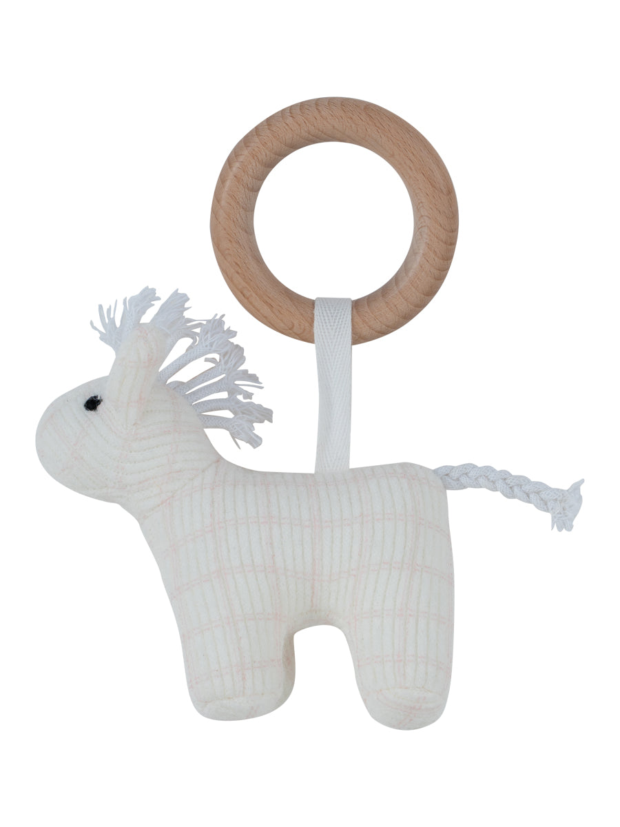 Kipp Baby Whinny Plaid Toy Ring