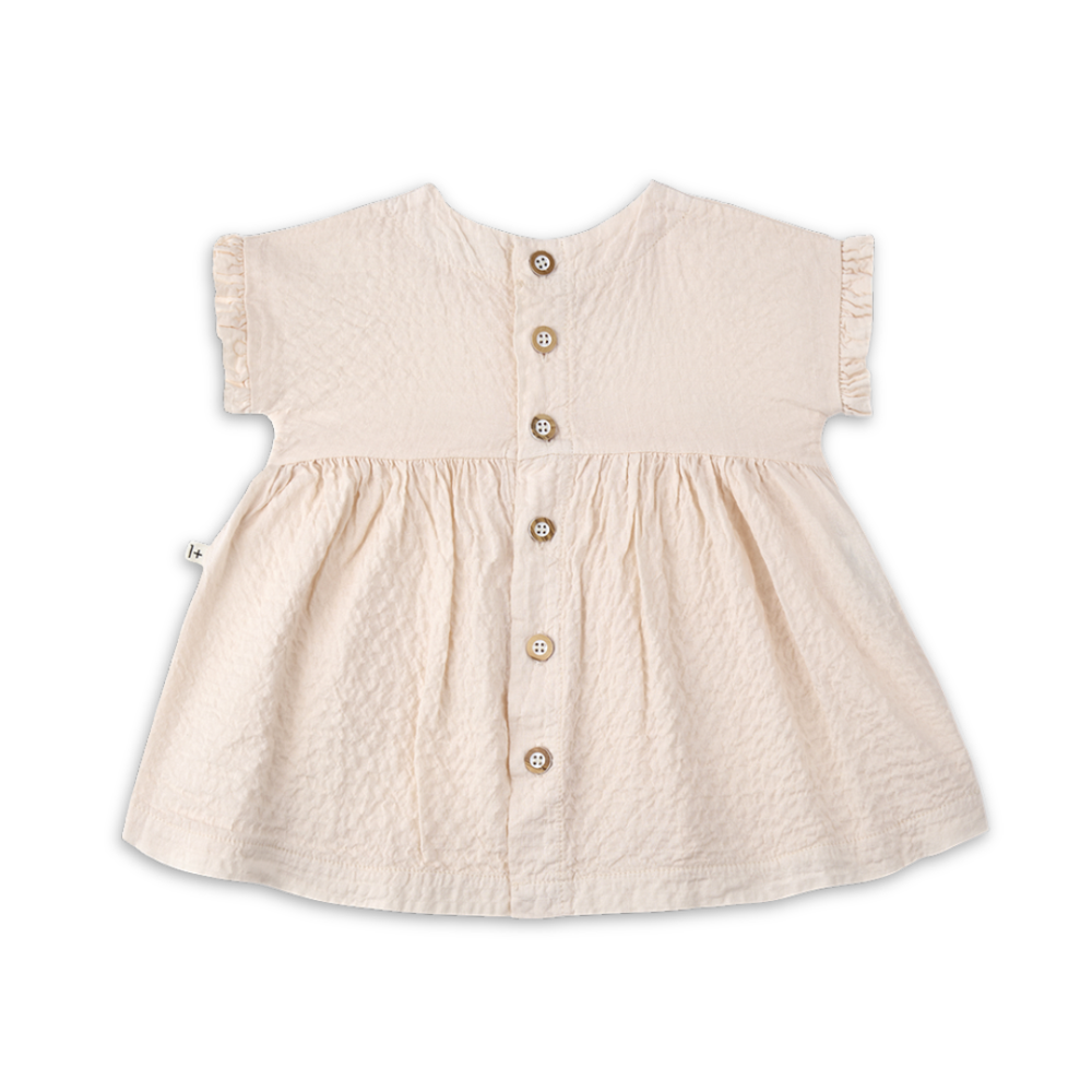 1+ in the family Troya Dress Soft Cotton Girls Dress Elegant Silhouette