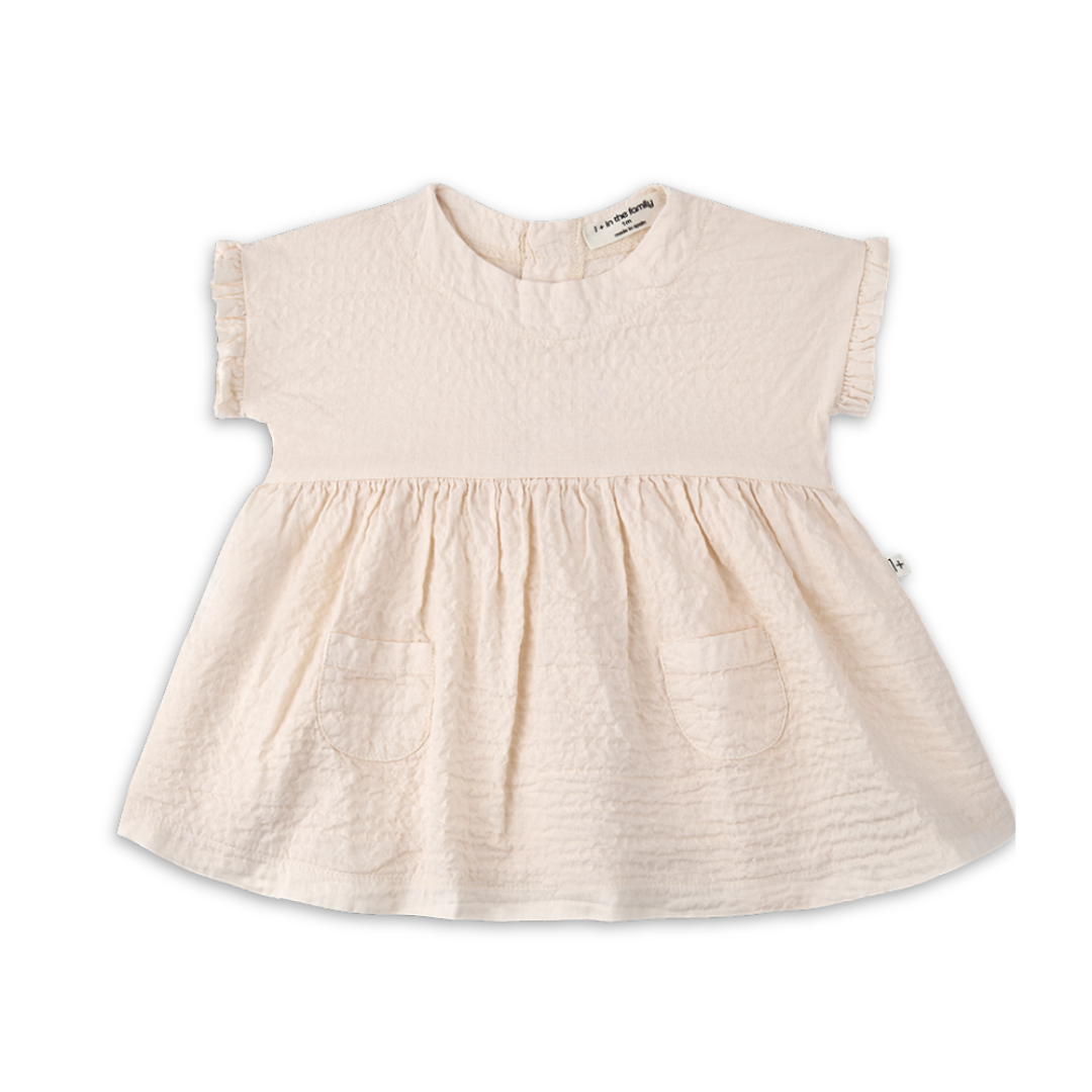 1+ in the family Troya Dress Soft Cotton Girls Dress Elegant Silhouette