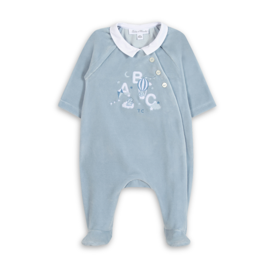 Tartine et Chocolat Kids Pajama Set Soft Cotton Luxury Sleepwear Classic Design