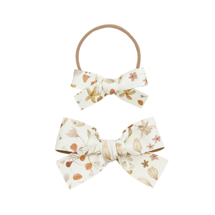 Lou Lou Medium Leather Bow Headband