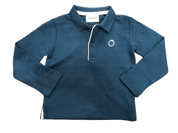 Boys Blue Long Sleeve Cardigan