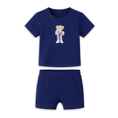 Try 2 Piece Spandex Swimsuit Boys Stretch Swimwear Comfortable Summer Beachwear Design