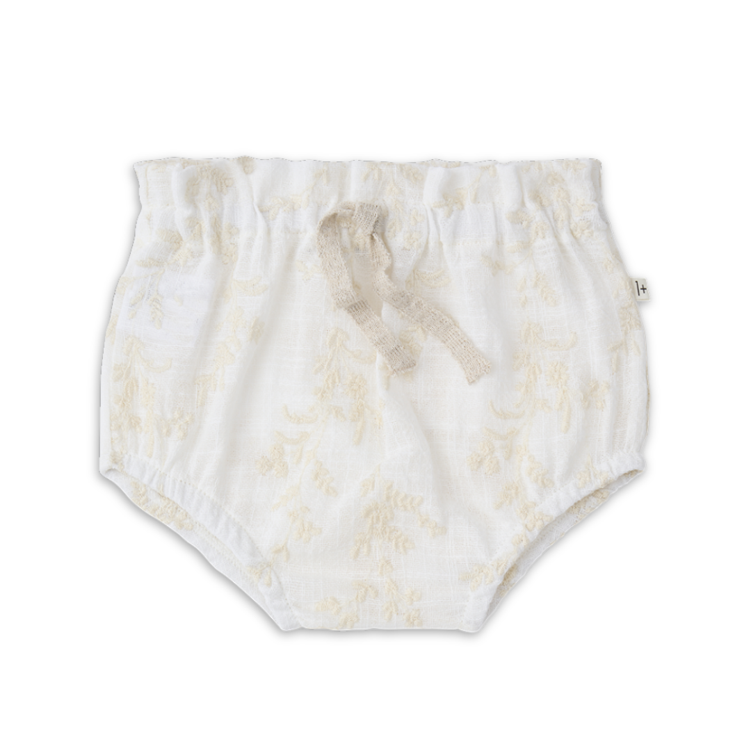 1+ in the family Ulla Ecru Bloomer Soft Cotton Baby Diaper Cover