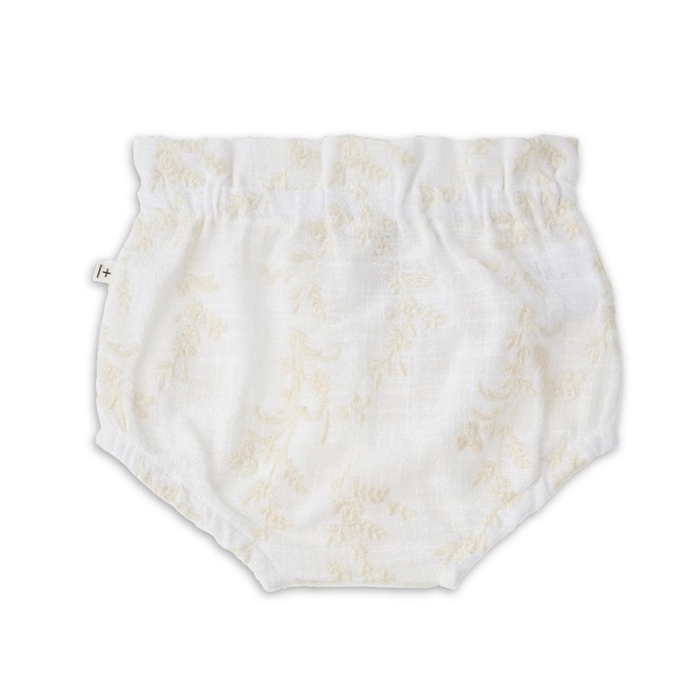 1+ in the family Ulla Ecru Bloomer Soft Cotton Baby Diaper Cover