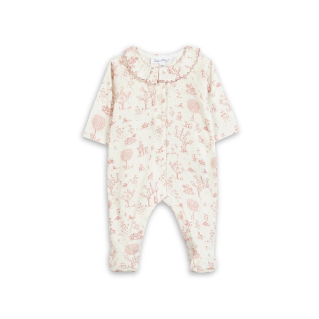 Tartine et Chocolat kids pajama set in soft cotton, luxury designer sleepwear for girls