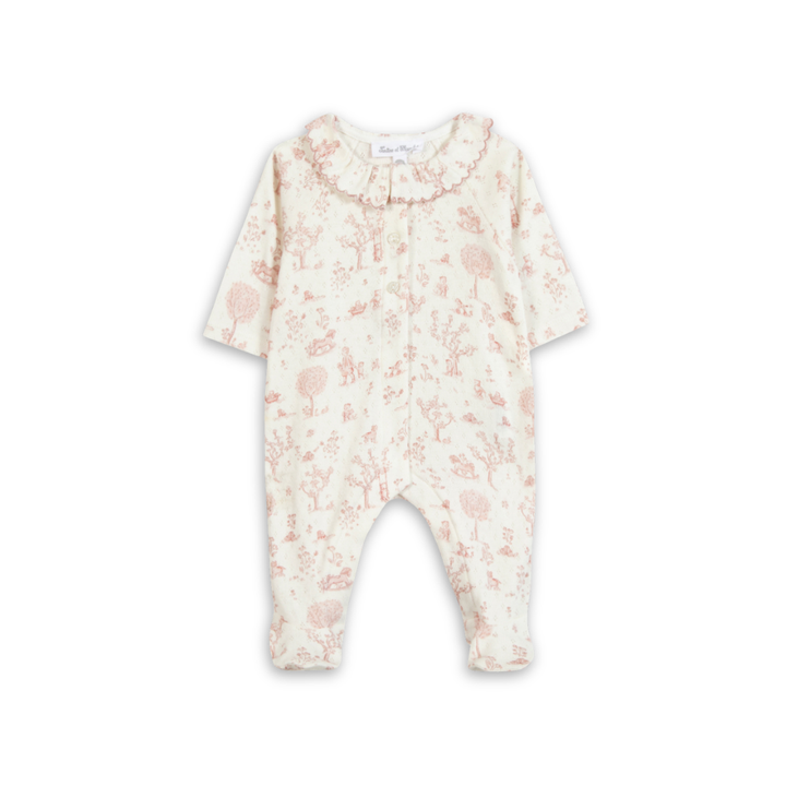 Tartine et Chocolat kids pajama set in soft cotton, luxury designer sleepwear for girls