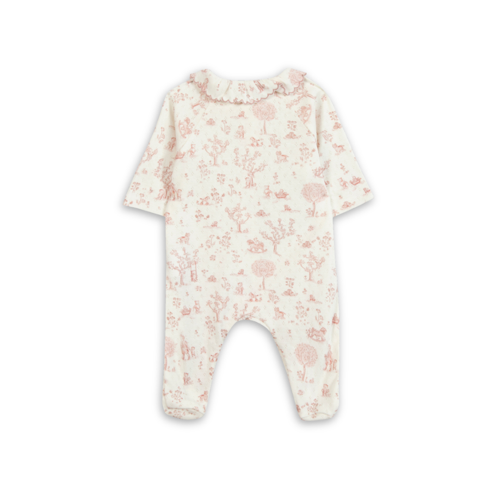 Tartine et Chocolat kids pajama set in soft cotton, luxury designer sleepwear for girls