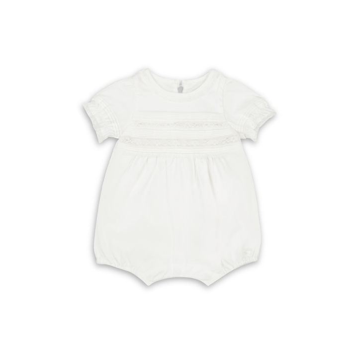 tartine et Chocolat baby short romper in soft cotton, luxury designer one piece outfit for infants