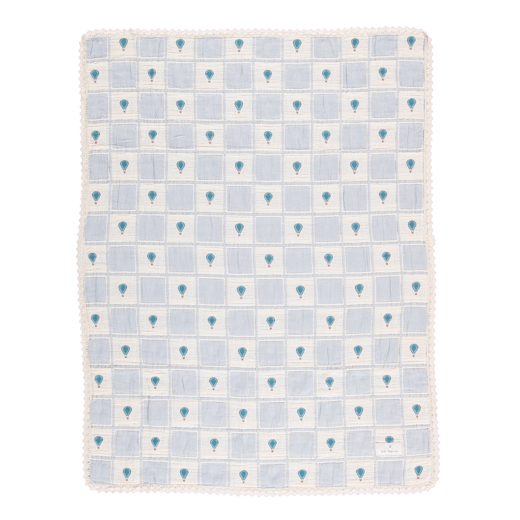 Bebe Organic Balloon Patchwork Blanket