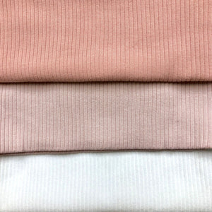 Ely's & Co 3 Pack Ribbed Strap Undershirt 2 Pink + 1 Ivory