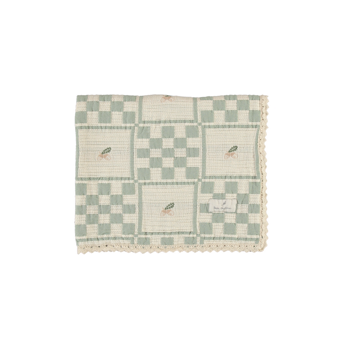 Bebe Organic Acorn Patchwork Blanket