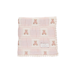 Bebe Organic Teddy Patchwork Blanket