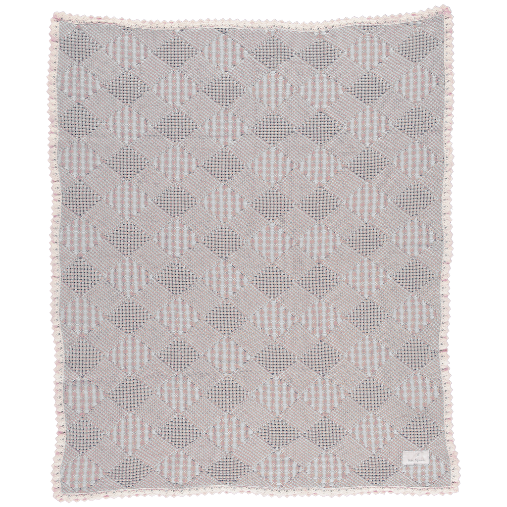 Bebe Organic Plaid Patchwork Blanket