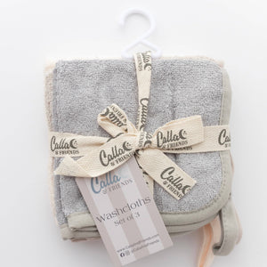 Calla & Friends - Washcloth Set: Petal Pink