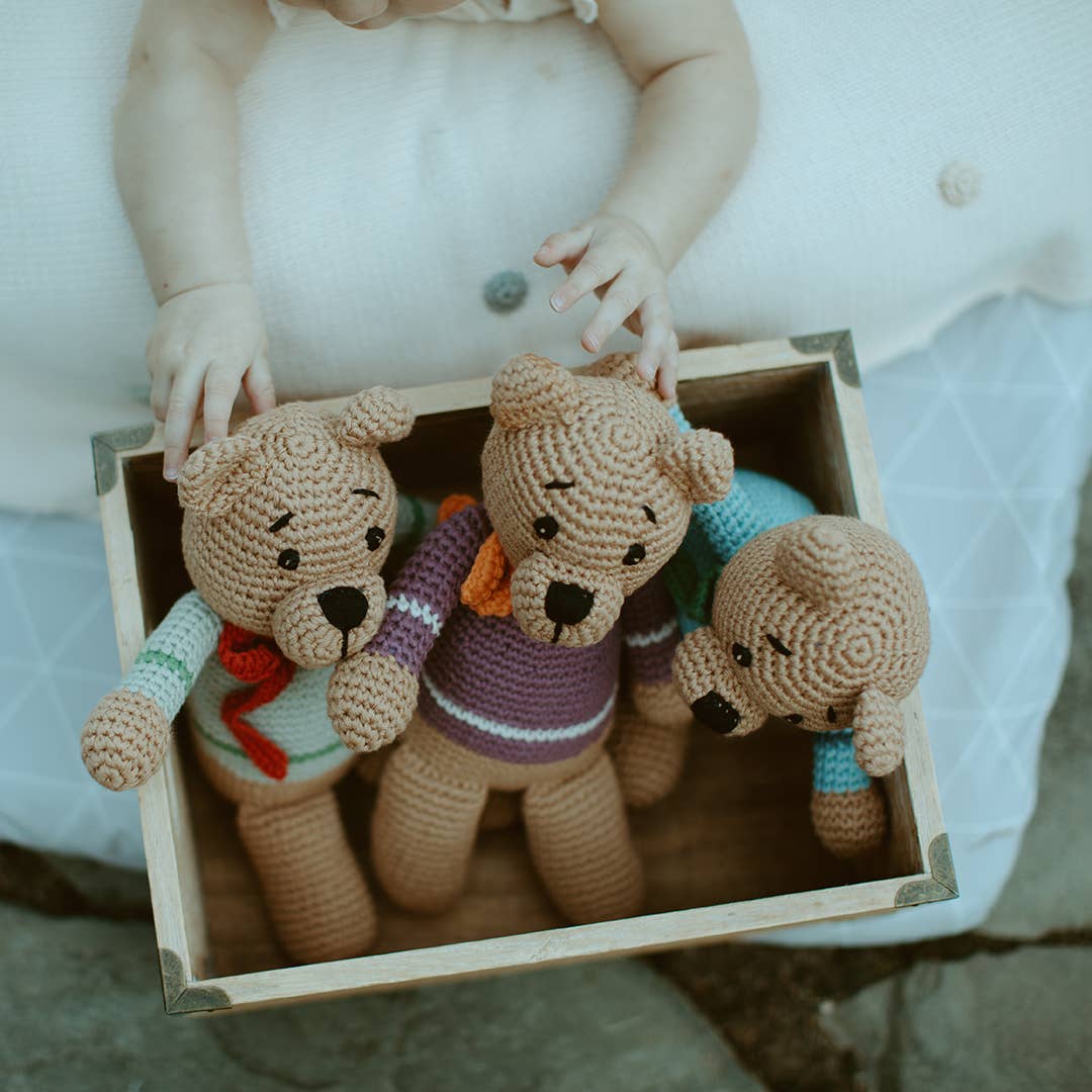 Pebble - Plush Teddy Bear Stuffed Animal: Duck Egg Blue