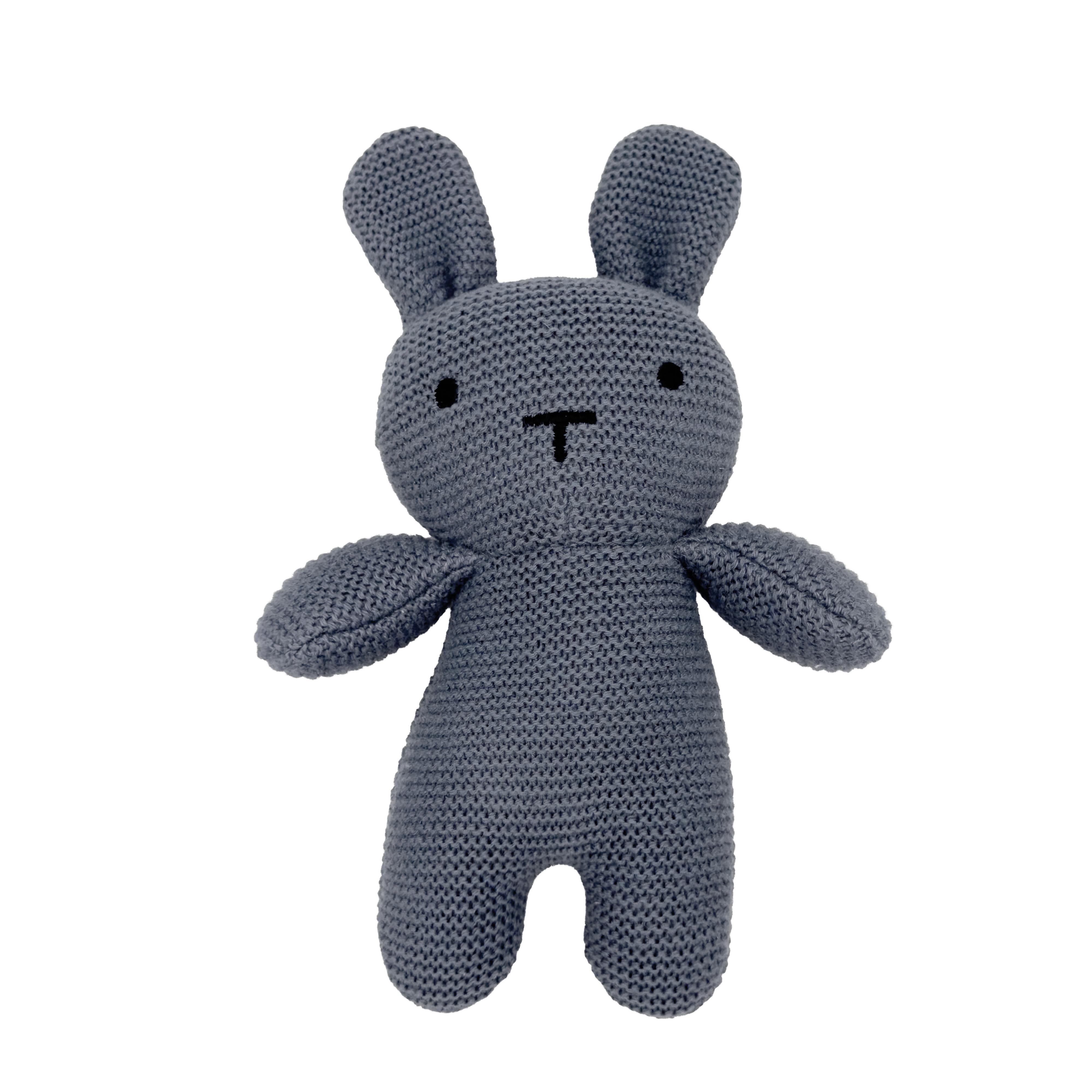Kidu 100% Organic Cotton Knitted Baby Blanket Gift Set
