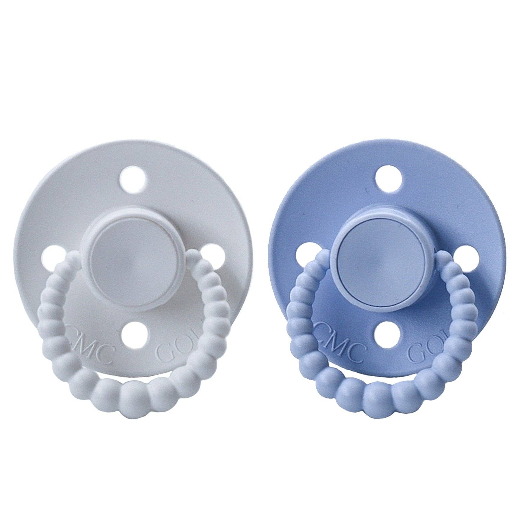CMC Gold - CMC Dummies White + Baby Blue: Size 1
