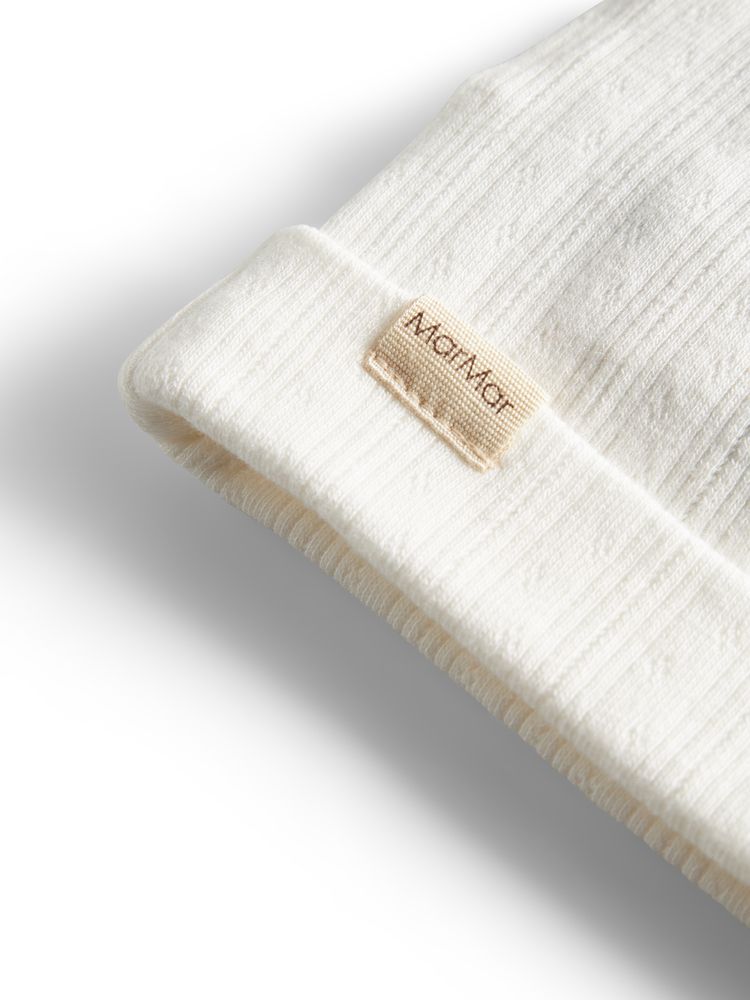 MarMar Gentle White Pointelle Aiko Hat
