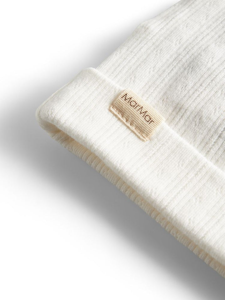 MarMar Gentle White Pointelle Aiko Hat