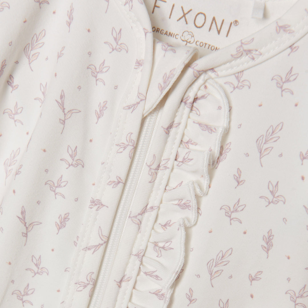 Fixoni Printed Cameo Rose Footie