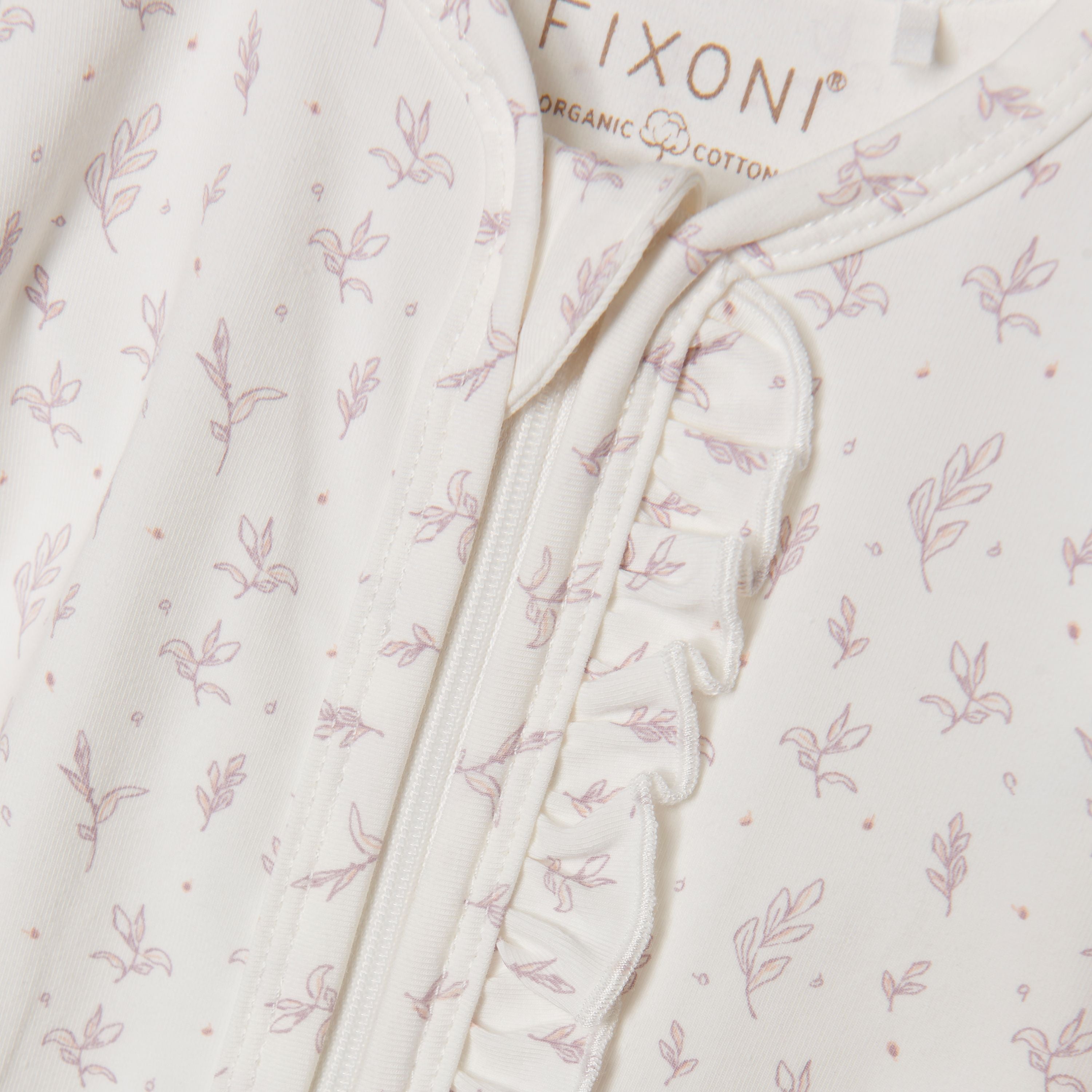 Fixoni Printed Cameo Rose Footie