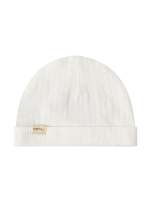 MarMar Gentle White Pointelle Rubetta Footie + Hat