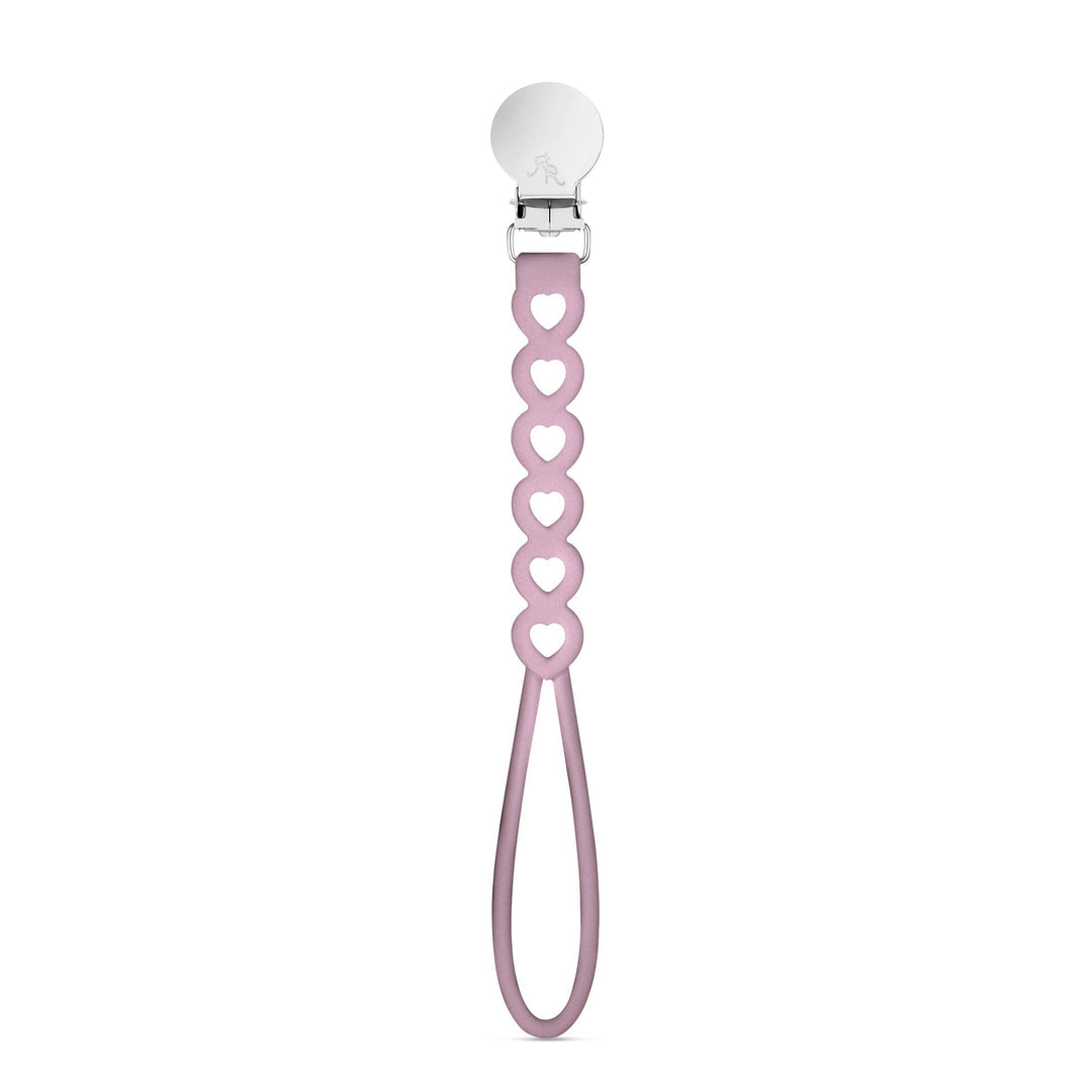 Ryan & Rose - Hart Cutie Clip (Pacifier Clip): Mauve