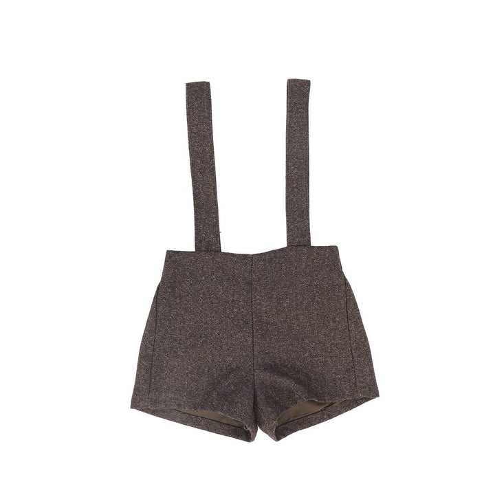 Le Bourdon Textured Brown Overalls