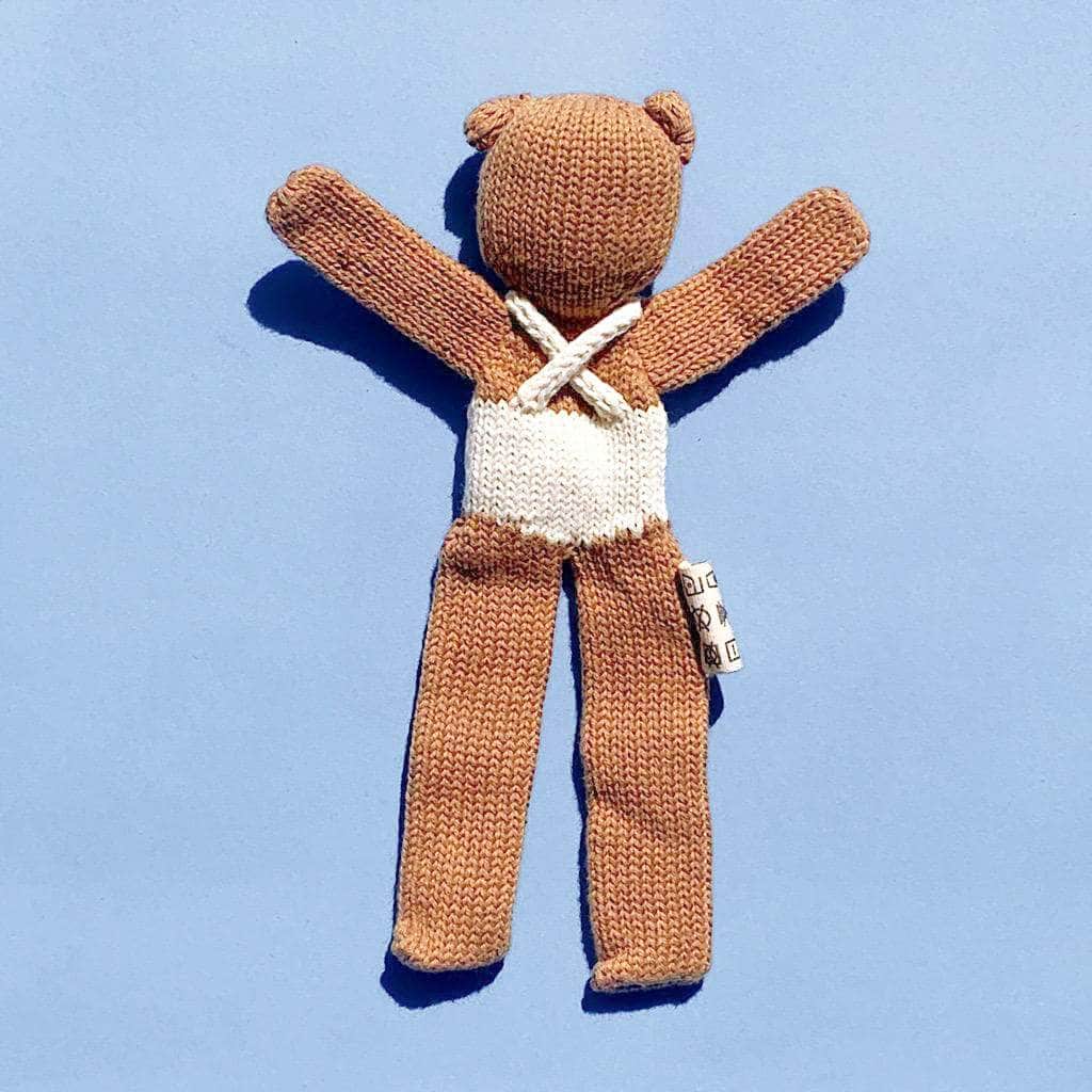 Estella Organic Baby Toy - Bear Soother with Taxi