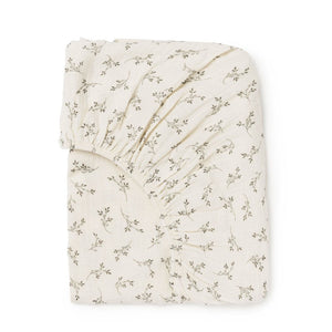 Crib fitted printed sheet