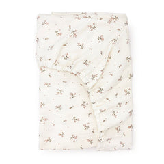 Crib fitted printed sheet