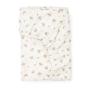 Crib fitted printed sheet