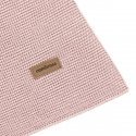 BAMBOO KNITTED BLANKET WITH LEATHER HOLDER