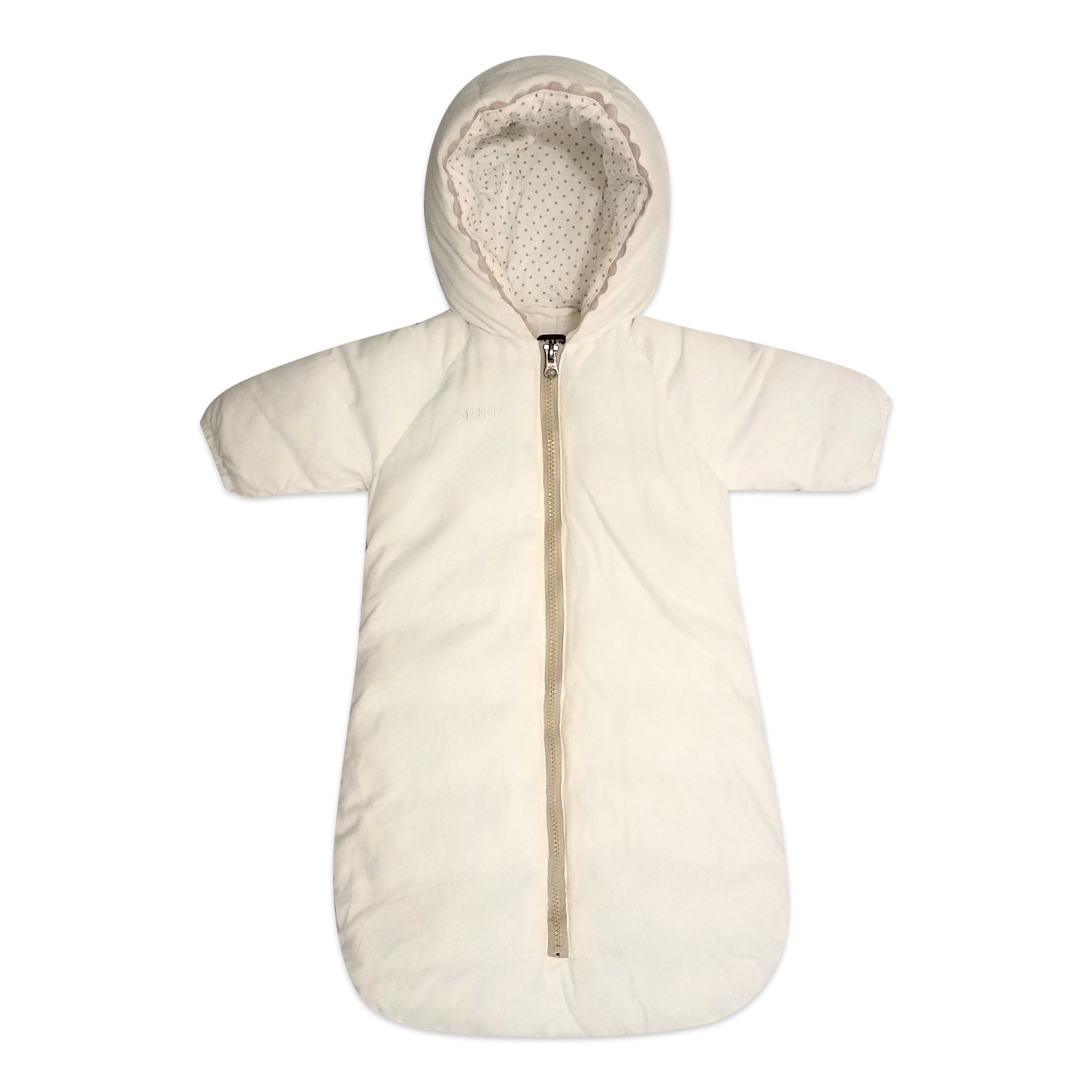 Infant Snowsuit Bunting | Classic Infant Winter One-Piece with Vintage Trim