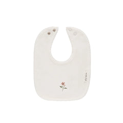 Ely's & Co Pocket Full of Flowers Ivory Bib