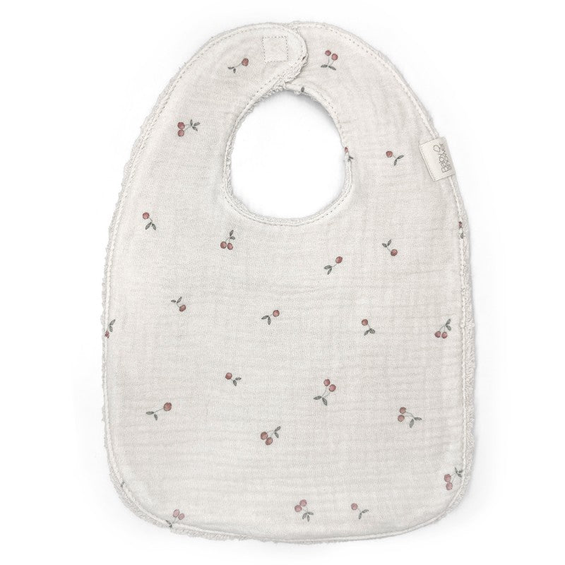 Cherry print bib