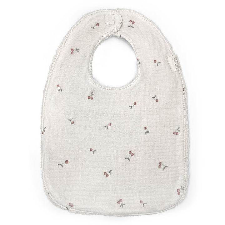 Cherry print bib